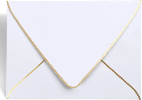 Vista 17 de Paquete de 50 sobres de invitación A6 negros de 4 x 6 pulgadas, autosellados, solapa en V, perfectos para baby shower, tarjetas de 4 x 6, bodas