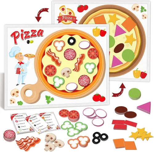 Vista 8 de AKAYOK 36 piezas de partes del cuerpo para niños, tablero de fieltro para niños pequeños, actividades de aprendizaje preescolar, cuerpo humano