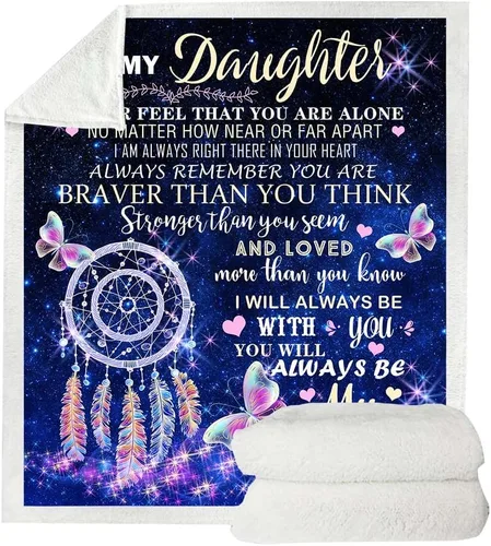 Vista 4 de Regalos de madre a hija: manta de cumpleaños para hija
