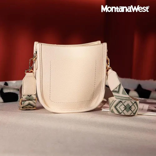 Vista 2 de Montana West Bolsos cruzados para mujer con múltiples bolsillos y correa ajustable
