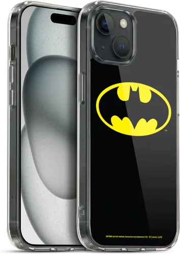 Vista 16 de Head Case Designs Funda de gel con licencia oficial de Batman DC Comics Bat Signal Logos [protección de grado militar] compatible con Apple iPhone 7