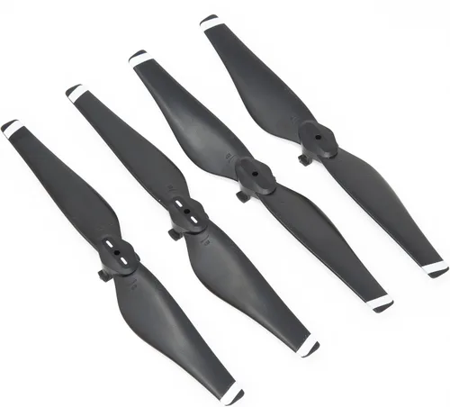 Vista 2 de SSE 2 pares de hélices de liberación rápida 5332S (CW/CCW) para DJI Mavic AIR (gris con rayas blancas)