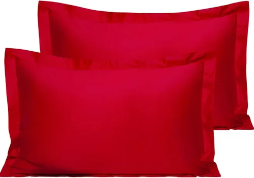 Vista 24 de NTBAY Fundas de almohada estándar de algodón – Fundas de almohada de algodón egipcio de 500 hilos, paquete de 2 fundas de almohada Oxford súper