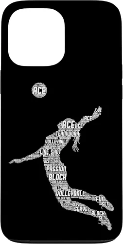Vista 24 de Funda para iPhone 17 de voleibol para adolescentes y mujeres