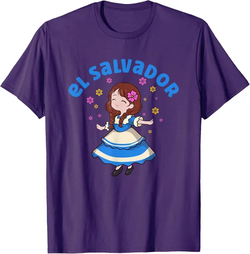 Vista 59 de Camiseta de mujer hispana con bandera salvadoreña de El Salvador Orgullosa, Negro