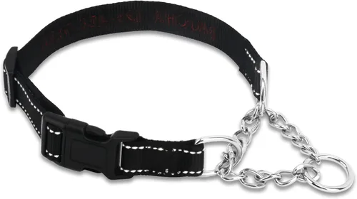 Vista 4 de Collar de Martingala personalizado para perro, collares de Martingala reflectantes con hebilla, collares de perro Martingala de entrenamiento