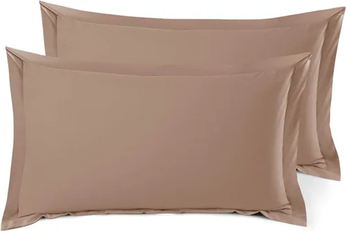 Vista 63 de Nestl Juego de 2 fundas tipo sham de almohada suaves - Fundas de almohada de microfibra de doble cepillado - Fundas de almohada de cama premium