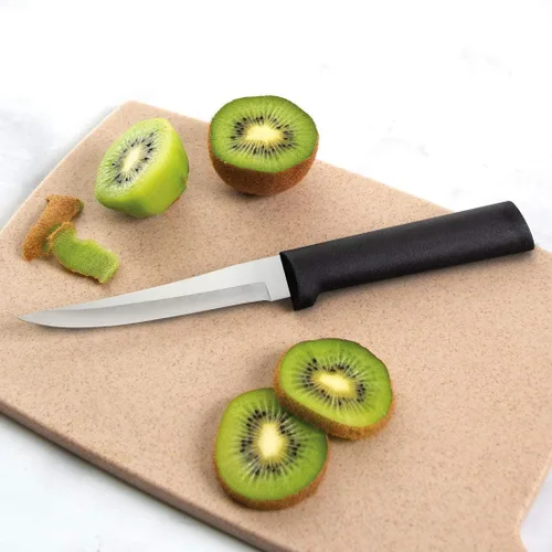 Vista 3 de Rada Cutlery Ultimate - Juego de regalo de 15 piezas con afilador de borde rápido, cuchillas de acero inoxidable, mango negro