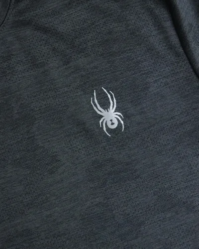 Vista 3 de Spyder Camiseta deportiva para hombre - Camiseta deportiva de rendimiento activo - Camisa de manga corta Dry Fit (S-XL)