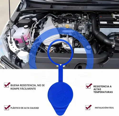 Vista 3 de Tapa de depósito de líquido para limpiaparabrisas - KT1Z17632A, CP9Z-17A605-A, repuesto para Ford Focus 2012-2018