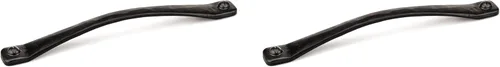 Vista 8 de Richelieu Hardware BP9464128900 Sheffield Collection - Tirador arqueado tradicional de centro a centro, color negro mate, para puertas de granero
