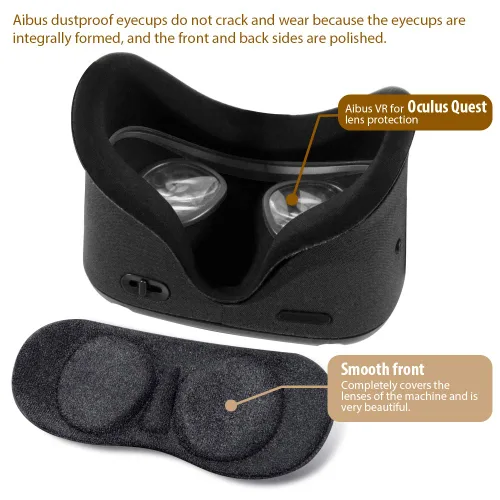 Vista 3 de Lens Protect Cover for Oculus Quest, dust-Proof&Scratch-Resistant for Oculus Quest,VR Cover for Oculus Quest