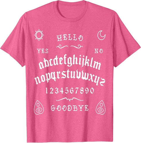 Vista 35 de Camiseta inspirada en la tabla Spirit Board Ouija Asphalt Grey