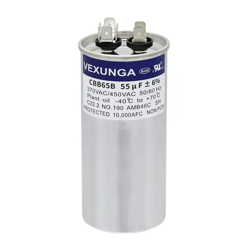 Vista 36 de VEXUNGA Capacitor Dual de Arranque Redondo A/C de 50/5 uF 50+5 MFD 370VAC o 440VAC CBB65 CBB65B Capacitores de Aire Acondicionado para Motor