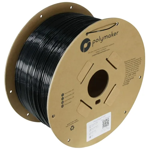 Vista 7 de Polymaker Polymax - Filamento de policarbonato negro de 0.069 in, carrete de cartón de 1.7 lbs, filamento de policarbonato de PC, resistente