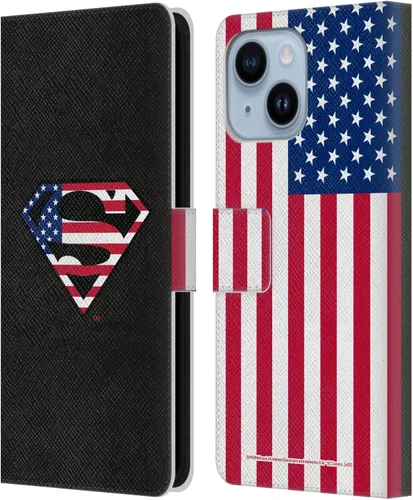 Vista 173 de Head Case Designs Funda de piel con licencia oficial de Superman DC Comics con logotipos negros y rojos compatible con Apple iPhone 11
