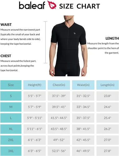 Vista 7 de BALEAF Camiseta de ciclismo para hombre, manga corta, camisetas de ciclismo de bicicleta, camiseta con cremallera completa, 3+1 bolsillos, UPF50+