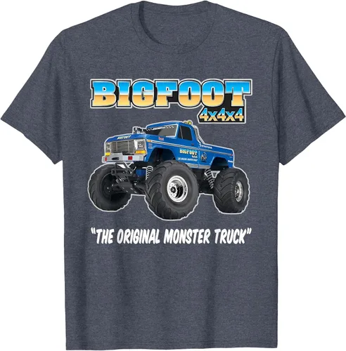 Vista 81 de Camiseta Monster Truck Gris asfalto