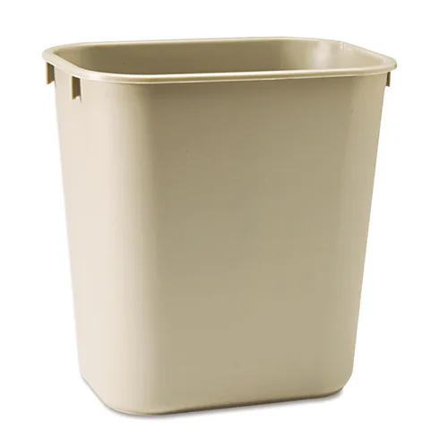 Vista 7 de Rubbermaid Commercial Products - Basurero de escritorio de resina plástica Azul