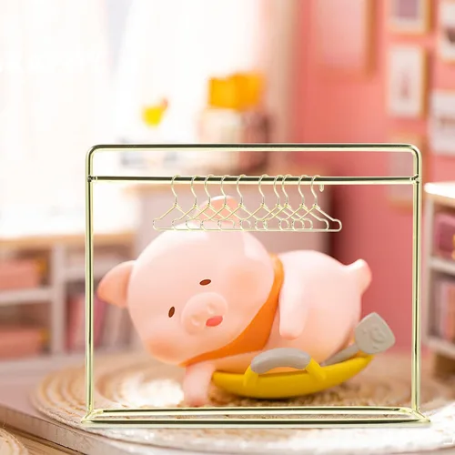 Vista 2 de Toddmomy - Perchero miniatura para muñecas con 10 mini perchas de metal para muñecas de ropa, soporte de almacenamiento para accesorios de casa