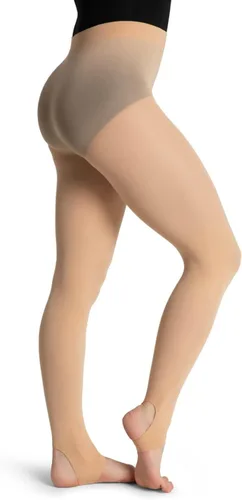 Vista 2 de Capezio womens Ultra Soft Self Knit Waistband Stirrup Tight