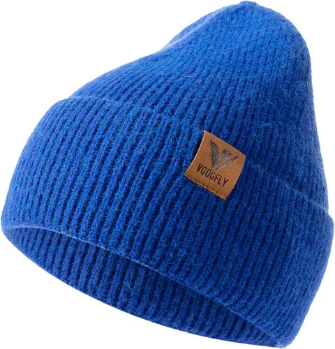Vista 11 de Vgogfly Gorro holgado para mujer, gorro de punto de invierno, suave y cálido, gorro de esquí unisex Beige