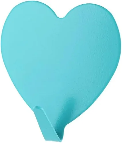 Vista 15 de Gancho de pared autoadhesivo en forma de corazón, gancho para puerta, ganchos decorativos fuertes de acero inoxidable para cocina y baño