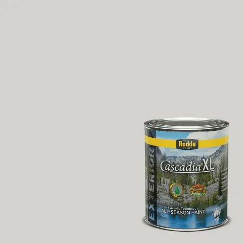 Vista 14 de Rodda Paint CASCADIA XL Pintura e imprimación satinada para exteriores en uno, cuarto de galón, Metropolis Mood