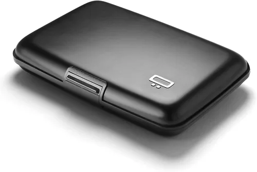 Vista 57 de ÖGON -DESIGNS- Portatarjetas de aluminio, protección RFID contra fraude y desmagnetización, billetera compacta, funda inteligente modelo STOCKHOLM V1