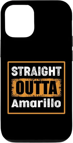 Vista 28 de Straight Outta Amarillo Texas USA Retro Distressed Vintage Case for iPhone 17