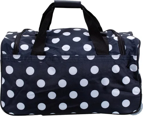 Vista 4 de Rockland Rolling Duffel Bag, Black, 22" Negro (Blackdot)