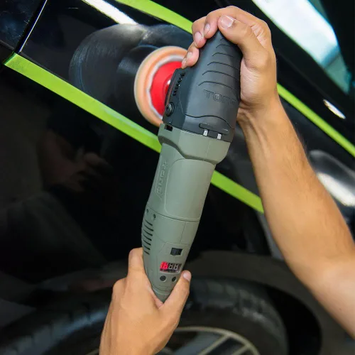 Vista 3 de Chemical Guys Torq BUF504 Pulidora giratoria de precisión, 1 paquete Powerful variable-speed rotary polisher cuts deep swirls and oxidation for