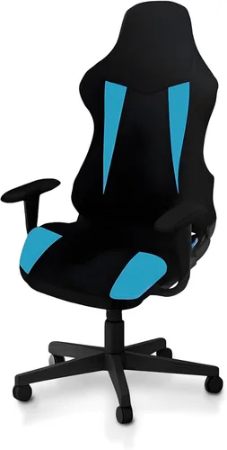 Vista 11 de Fundas para Sillas Gaming Solamente, Elásticas Suaves Gruesas de Malla Transpirable Resistentes a Rayones Funda de Asiento para Silla Gaming con 2