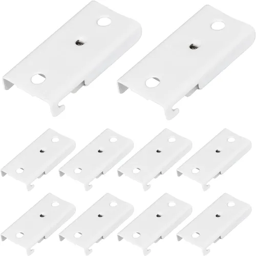 Vista 16 de Juego de 4 tapas flexibles flexibles y flexibles, para montaje en pared, para montaje en pared, color negro