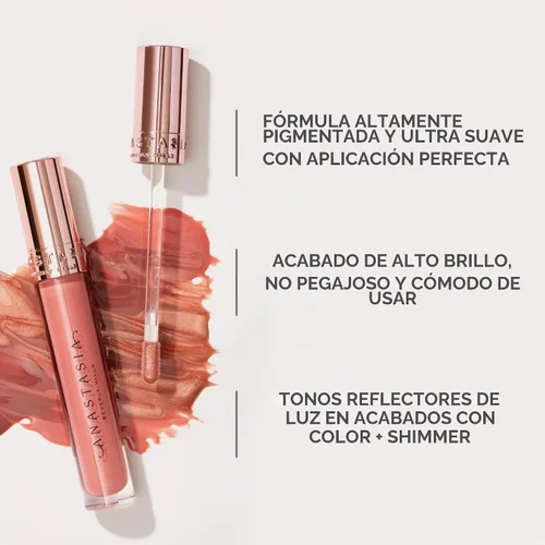 Vista 4 de Anastasia Beverly Hills - Brillo de Labios Luminoso Universal Tintado Ámbar Sparkle
