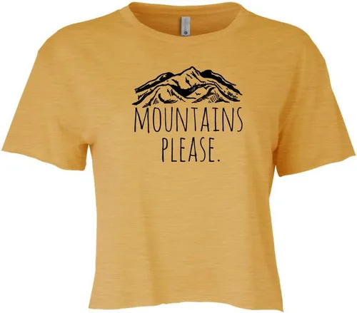 Vista 16 de Women's Screen Printed Crop Tee, Shirts With Sayings