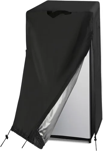 Vista 13 de Cubierta para refrigerador Guisong, impermeable y a prueba de polvo, protectora para congeladores verticales, adecuada para la mayoría de mini