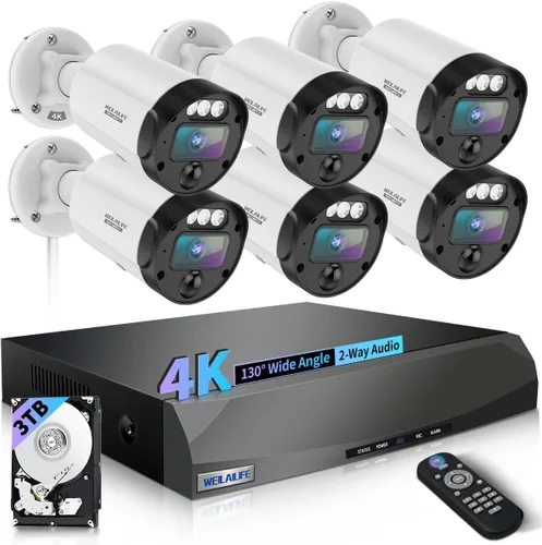 Vista 16 de Sistema de cámara de seguridad PIR POE (5 MP - Cámaras 1 TB 1)