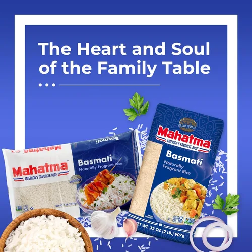 Vista 7 de Mahatma Arroz Basmati, arroz indio fragante, bolsa de 2 libras