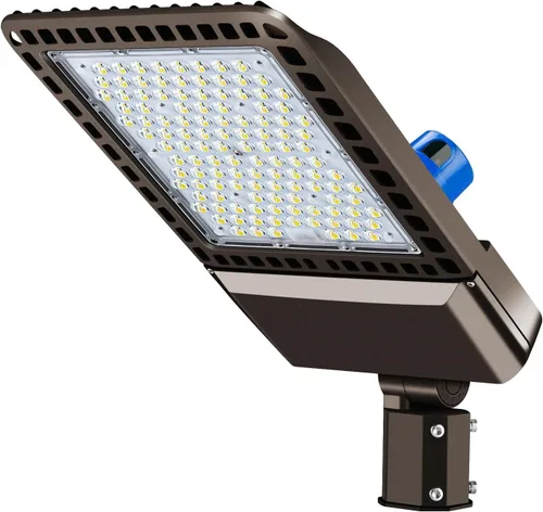 Vista 10 de Juyace Luz LED de estacionamiento de 240 W con fotocélula 36000LM 5000K, luz de inundación de seguridad IP65 del atardecer al amanecer al aire libre