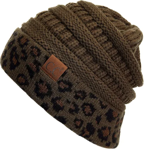 Vista 327 de C.C Trendy Warm Chunky Soft Stretch Cable Knit Beanie