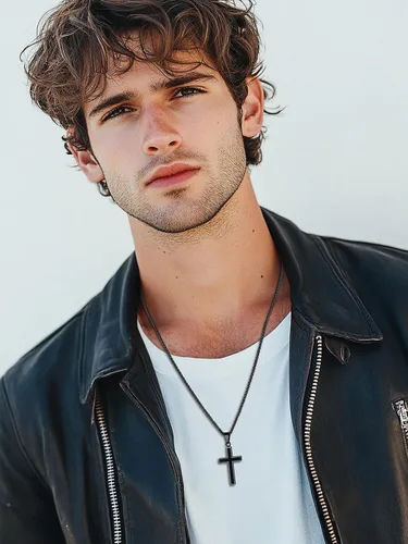 Vista 2 de U7 Collar de cruz simple para hombres y mujeres, acero inoxidable, plateado, negro, oro, cruz latina, colgante, grabable, longitud de 22 a 24