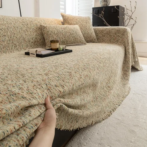 Vista 10 de ROOMLIFE Funda de sofá con estampado de leopardo para sofá de 3 plazas, lavable, protector de muebles para perros, funda de sofá suave