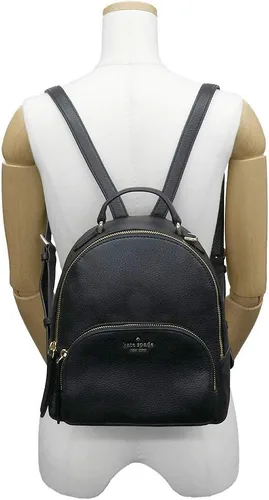 Vista 6 de Kate Spade New York Jackson - Mochila de piel (tamaño mediano), color negro