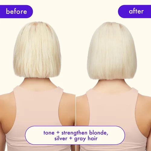 Vista 10 de amika bust your brass cool blonde strength repair shampoo