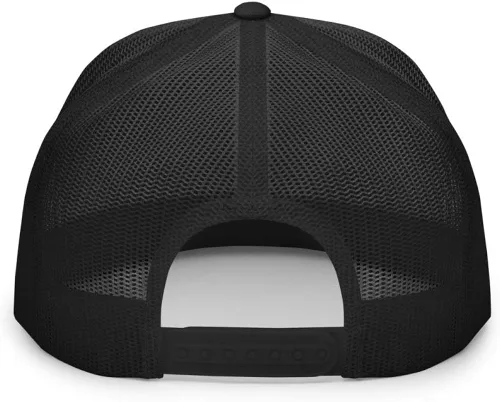 Vista 3 de RIVEMUG JGL Sombrero de camionero bordado negro Flat Bill Chapo Guzman Chapito 701 Snapback Gorra ajustable Gorra JGL