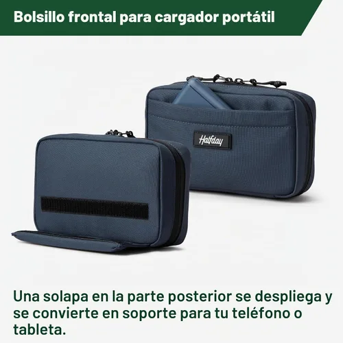 Vista 6 de Halfday Kit organizador Sidekick Tech: estuche resistente a salpicaduras, marino Azul (Marine)