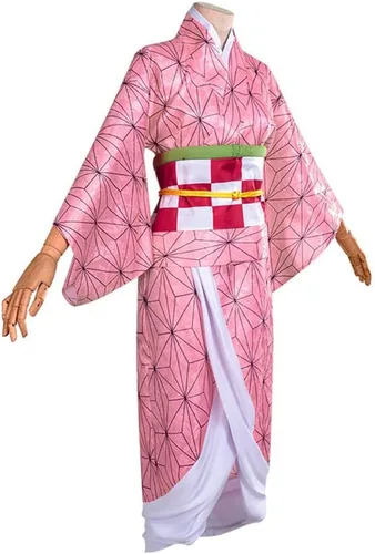 Vista 2 de Disfraz de anime para cosplay de Kochou, traje con kimono, uniforme completo con peluca