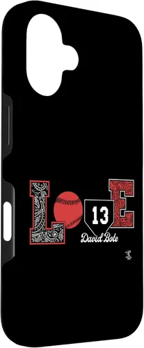Vista 3 de iPhone 16 David Bote Love Player Gameday Case