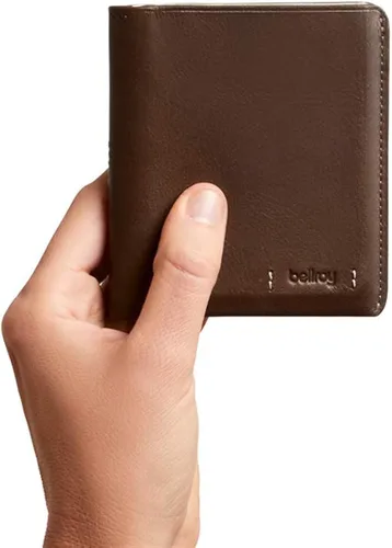 Vista 6 de Bellroy Note Sleeve - Edición premium (cartera delgada de cuero, billetera, billete), Marrón, Minimalista